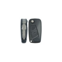 Coque clé 3 boutons pour Fiat, Lame GT15R, Switch non fourni