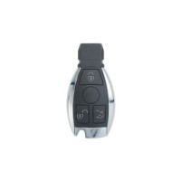 Coque 3 boutons pour Mercedes BGA, Classe A, Classe C, Classe E, Classe S, CL, CLK, CLS, ML, SL, SLK...