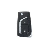 Coque de clé rétractable Toyota 2 boutons Lame VA2
