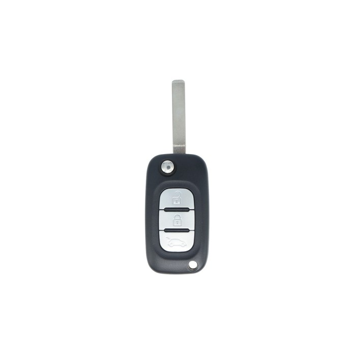 Coque de clé Renault 3 boutons pour  Clio III, Master III, Modus, Trafic III