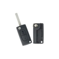 Coque de clé 2 boutons Peugeot 308, 3008, 5008, Citroen C3 Picasso, C8, Berlingo